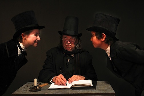 A Christmas Carol - Scrooge checks the books