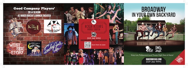 Roger Rocka's Dinner Theater Season Brochure small